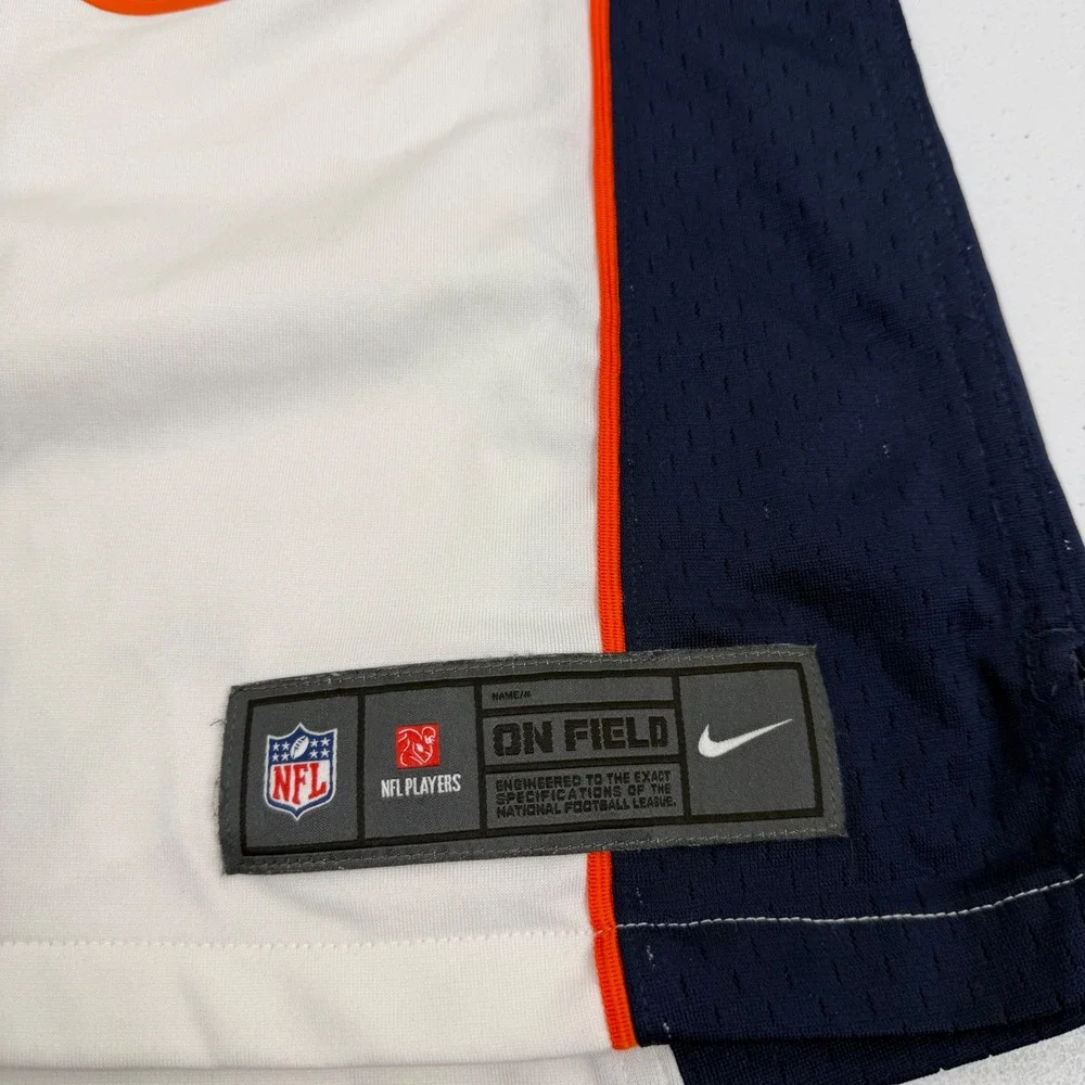Nike Denver‎ Broncos Von Miller 58 Youth Jersey White Navy Orange Medium NFL